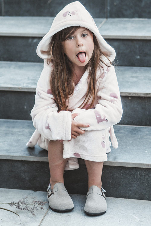 Detské Drevené Topánky Na Korkovej Platforme Šedé Vulagia