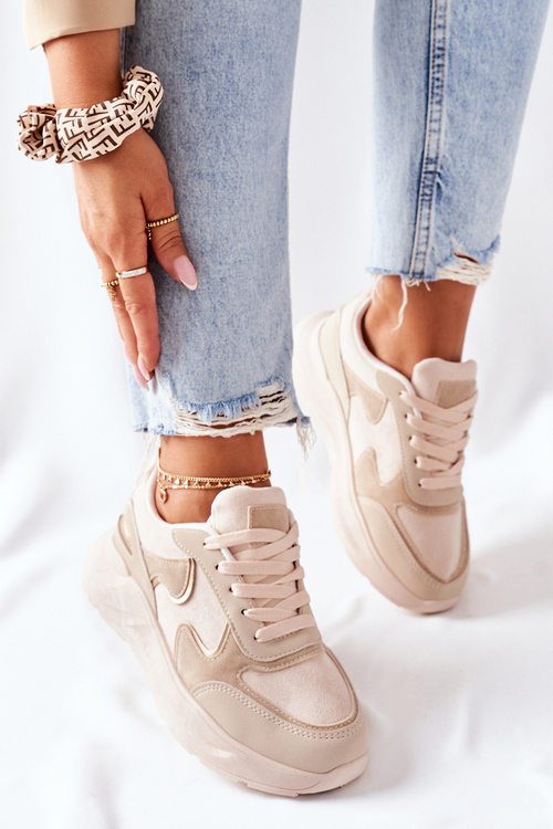 Dámská Sportovní Obuv Sneakersy Bezové Bethell