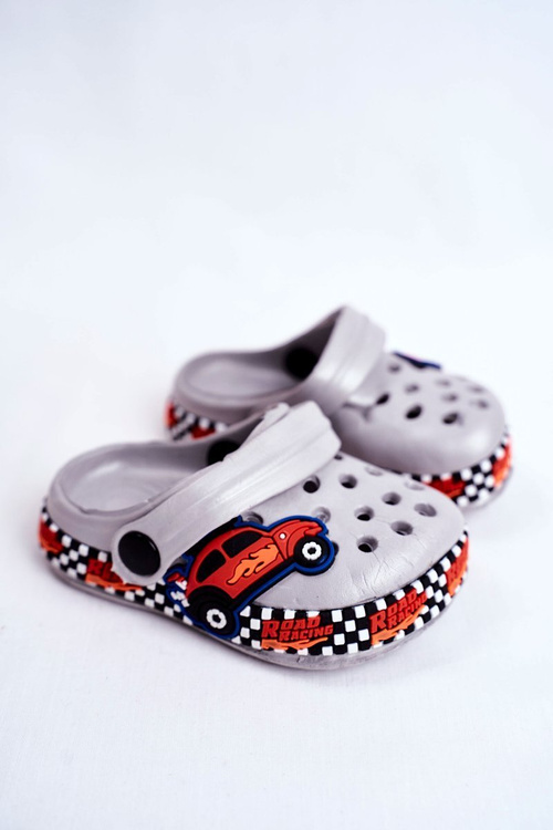 Dětské Nouzováky šedé Kroks Road Racing
