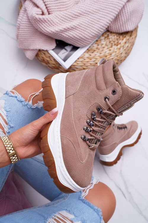 Dámská Treková Obuv zateplená Béžové Greem