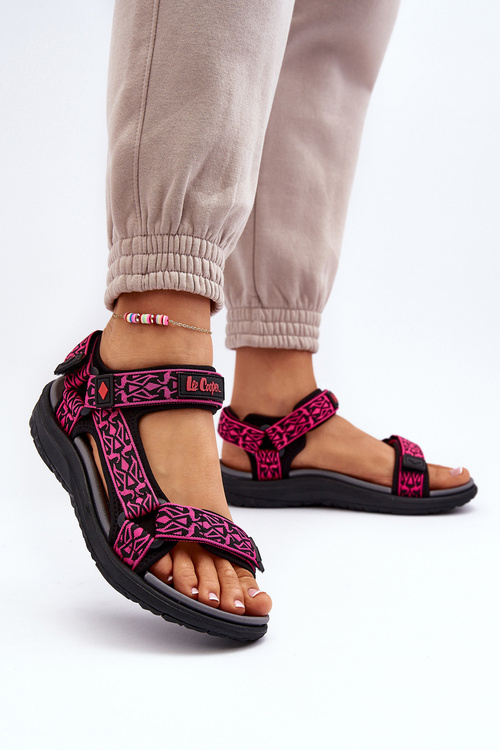 Dámské sandály Lee Cooper LCW-24-34-2608 Fuksie