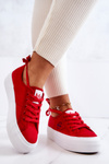 Tenisky na platformě Lee Cooper LCW-22-31-0834L červená