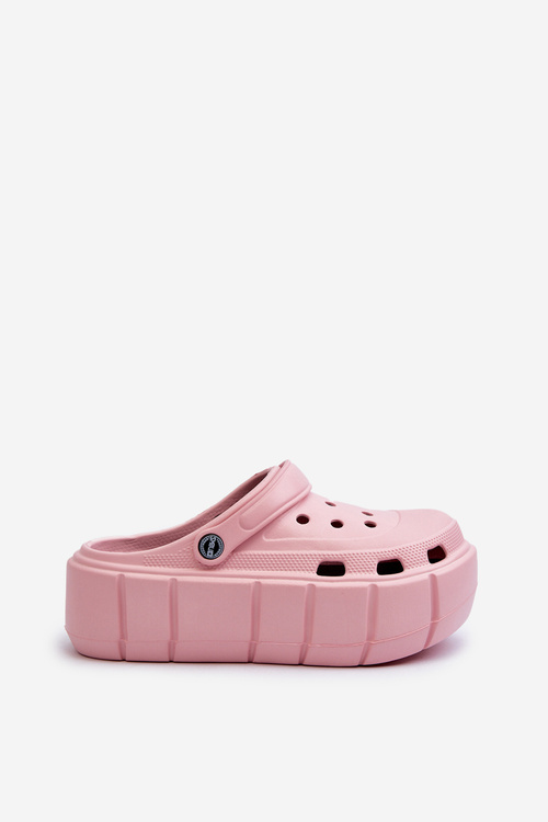 Penové Dámske Papuče Na Platforme Ružové Itubia