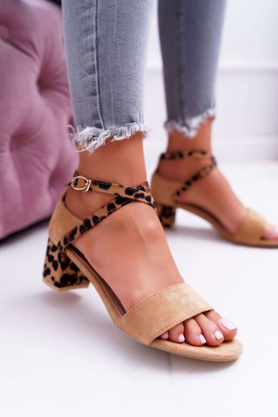 Dámske sandále na Lu Boo Pantrka Camel Fall In Love in Love