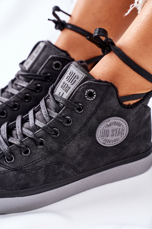 Kožené Izolované Tenisky Big Star II274148 Černé