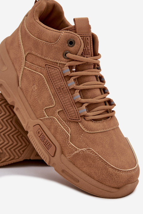 Pánské tenisky Big Star SS174281 HI-POLY SYSTEM Světle hnědé