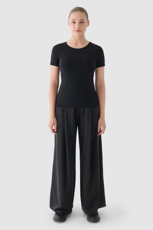 Dámske Tričko S Potlačou 4F Čierne 4FWMM00TTSHF1846-20S