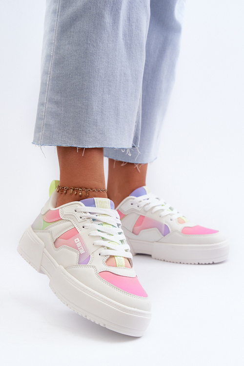 Dámské tenisky Big Star NN274359 s paměťovou pěnou systému Memory Foam v multifunkčním vzoru