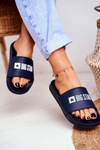 Dámske papuče veľká hviezda Navy Blue GG274043
