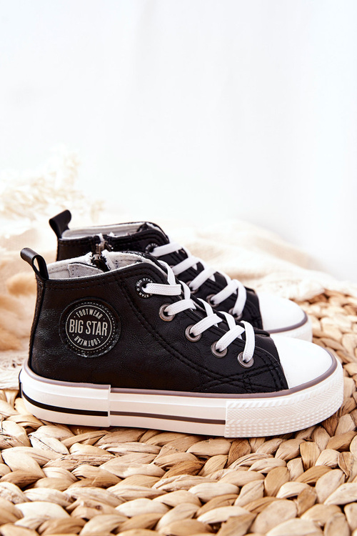 Detské vysoké tenisky Big Star II374003 Čierna