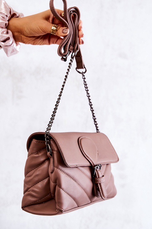 Malá prošívaná kabelka Cappucino Hailee