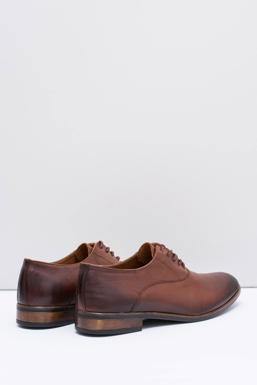 Pánské Polobotky Elegantní Kožené Boty Hnědé Clark