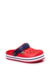 Dětské Obuv Dívčí Chlapecká Nazouváky Kroks červené