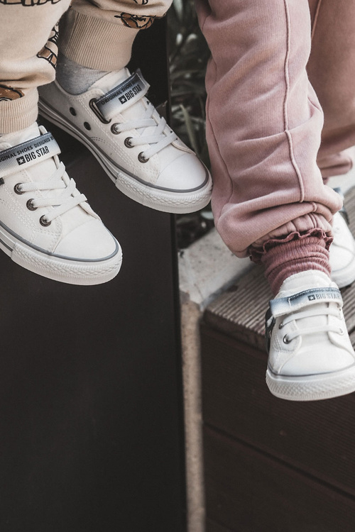Dětské nízké tenisky BIG STAR JJ374070 Bíle