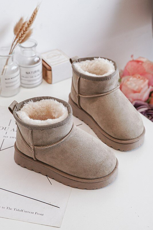 Dětské zimní boty s izolační vložkou zelené Nallita