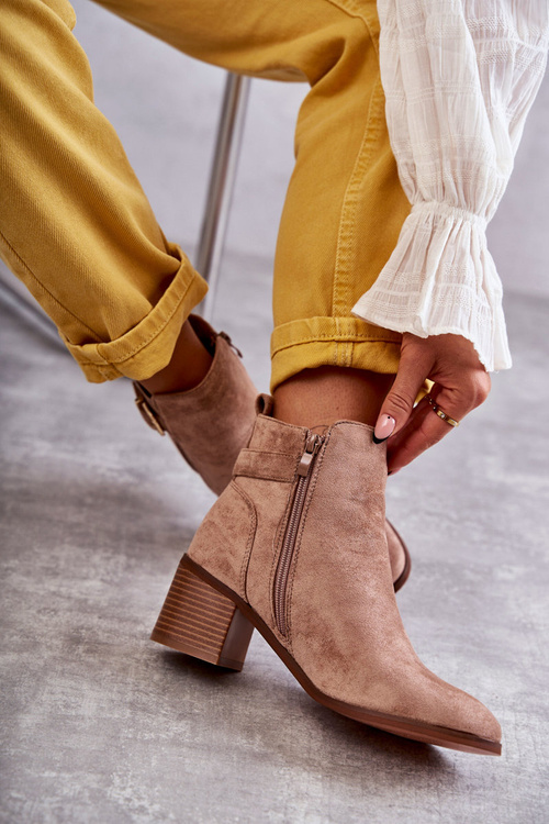 Semišové topánky na hnedom stĺpiku Vannes