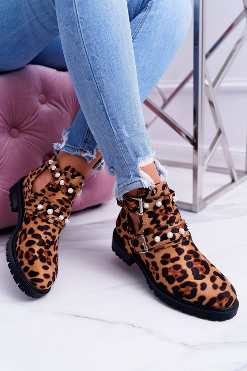 Kotníkové boty Leopard Cadenza