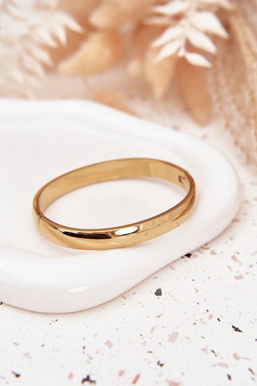 Náramok z nehrdzavejúcej ocele zlatý