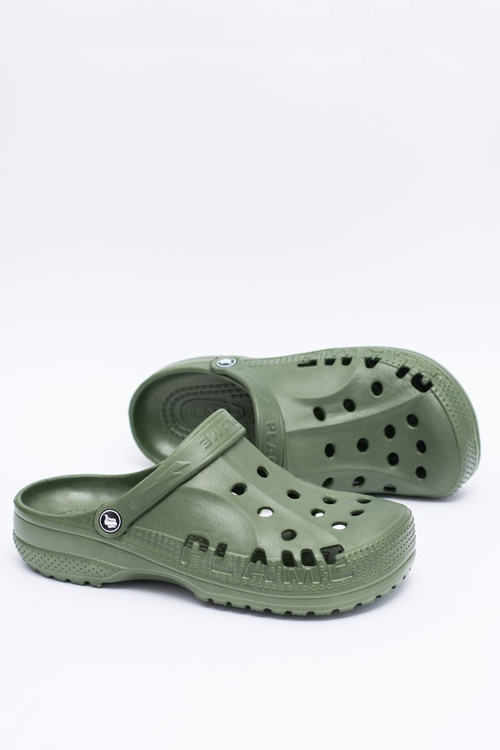 Pánské Klasické Nazouváky Kroksy EVA Zelené