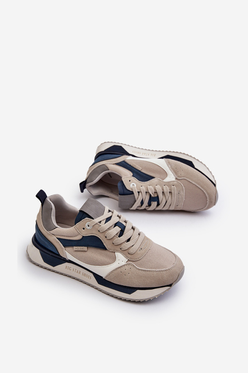 Pánské tenisky s paměťovou pěnovou podrážkou Big Star NN174348 Šedé