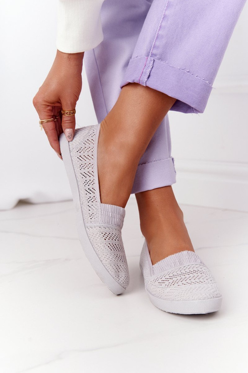 Openwork Slip-On tenisky sklz-on Gray Chillout