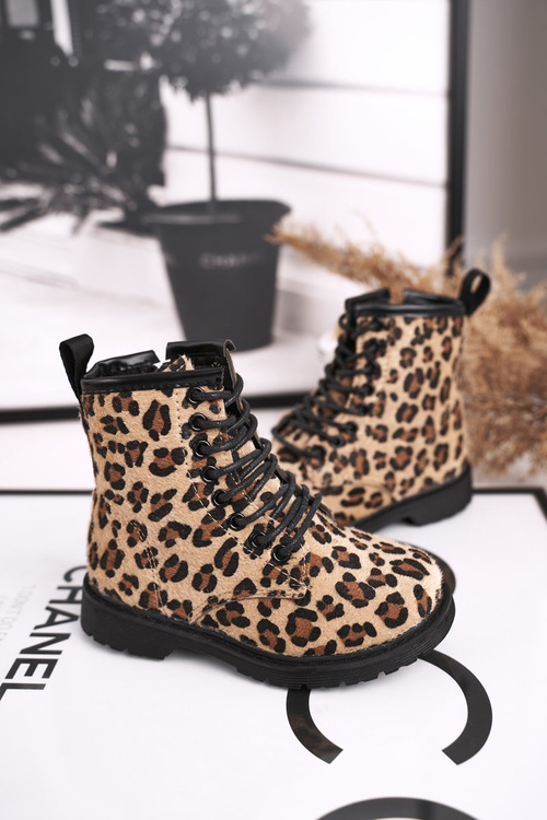 Dětské Boty Se Zipem Leopard Dafne