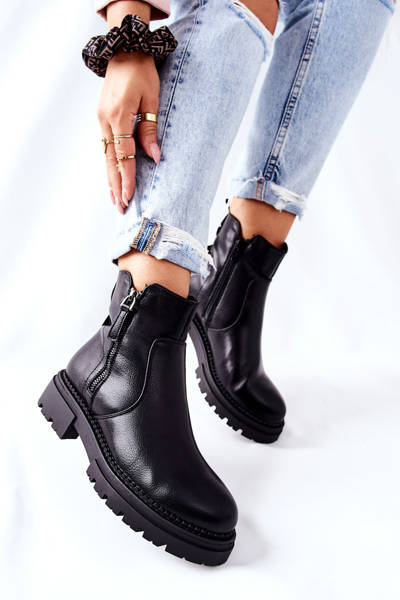 Vysoké Boty S Jezdci Černé Silvan