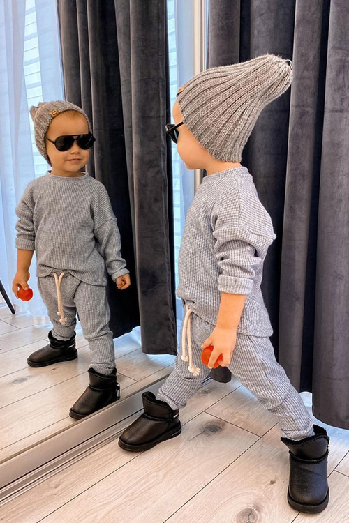 Dětské Sněhule černé Frosty