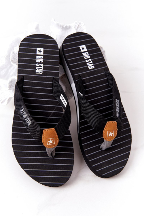 Ženské flip -flops Big Star DD274A247 čierna