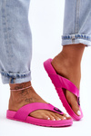 Dámske flip -flops flip -flops na platforme Fuchsja Bellitta