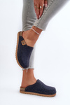 Domáce domáce topánky v Inblu DJ000010 Navy Blue