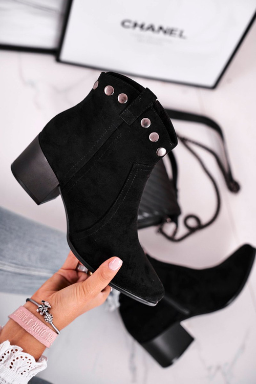 Dámské Kotníkové Boty Sergio Leone Cerné BT617