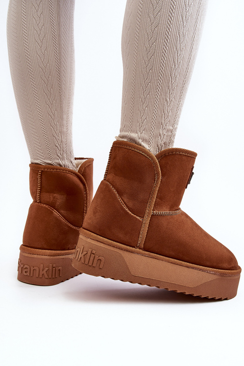 Vegánske vodotesné snehové topánky na platforme D.Franklin DFSH371004 D.Franklin