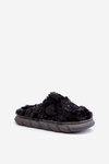 Dámske Chlpaté Papuče S Ovčím Motivom Čierne Phaeia