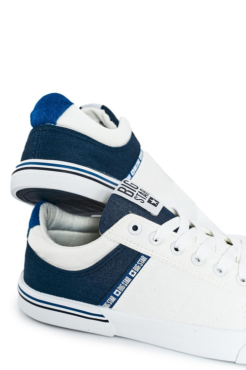 Pánské Tenisky Big Star FF174136 Bílé-Tmavě Modré