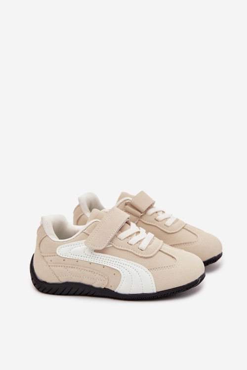 Detské športové topánky s velcro béžové Perrin