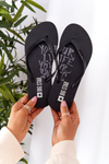 Ženské flip -flops veľká hviezda ff274a309 čierna