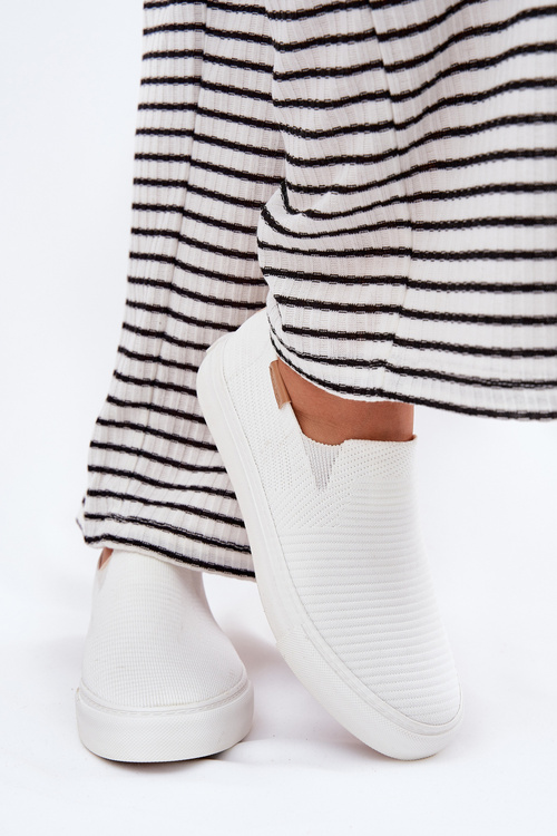 Dámské Tenisky Slip-On Big Star RR274717 Bílé