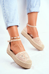 Dámské Espadrilky Béžové Palermo