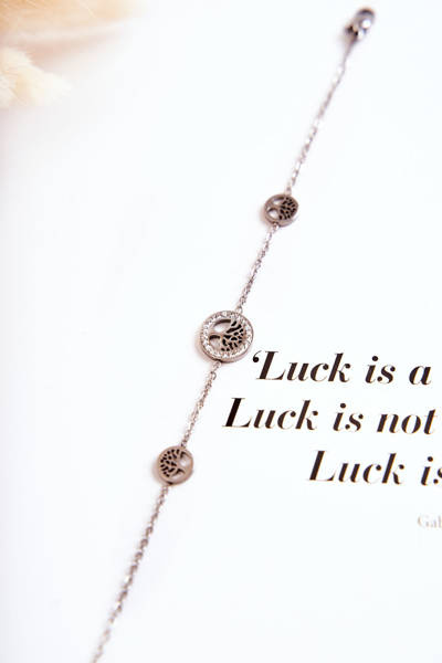 Náramok pre celebrity žien tri stromy strieborného života