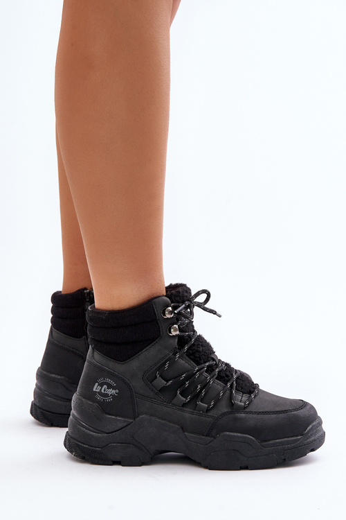 Zateplené dámské kotníkové boty Lee Cooper LCJ-24-03-3060L Černé