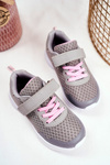 Dětská Sportovni Obuv Na Suchý Zip Šedé Mirabell