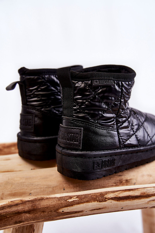 Detské izolované topánky Snow Boots Big Star KK374242 Čierna