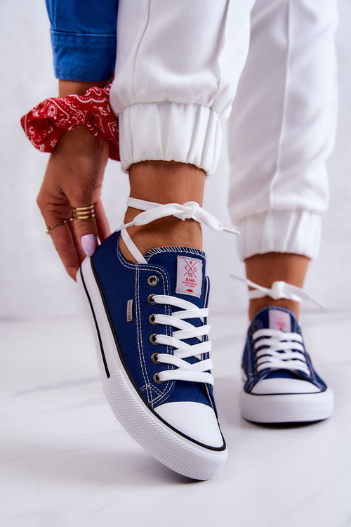 Dámské klasické tenisky Cross Jeans JJ2R4012C Námořnická modř
