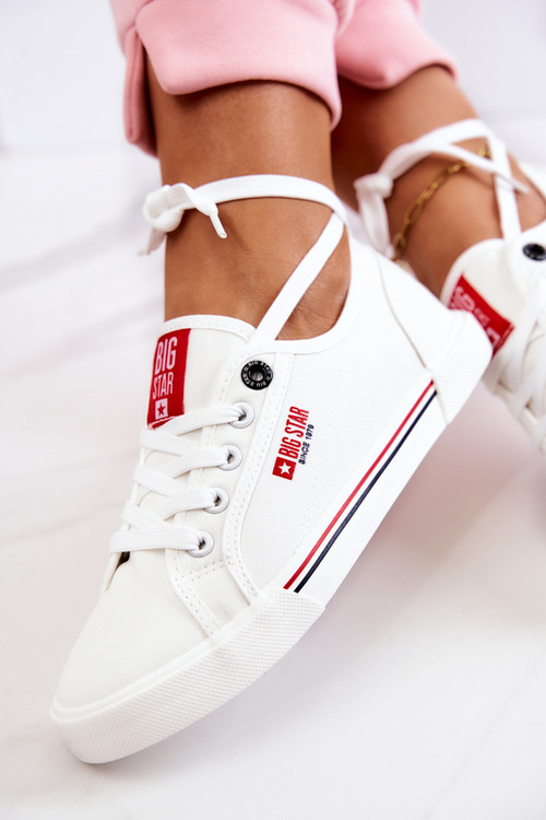 Dámska veľká hviezda HH274059 Biele tenisky