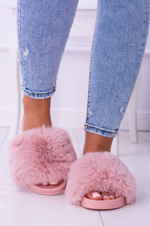 Lu Boo Dámska kožušina XXL Dámske papuče kožušiny