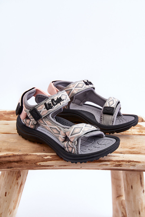 Detské sandále Lee Cooper LCW-23-34-1681 Gray-Pink