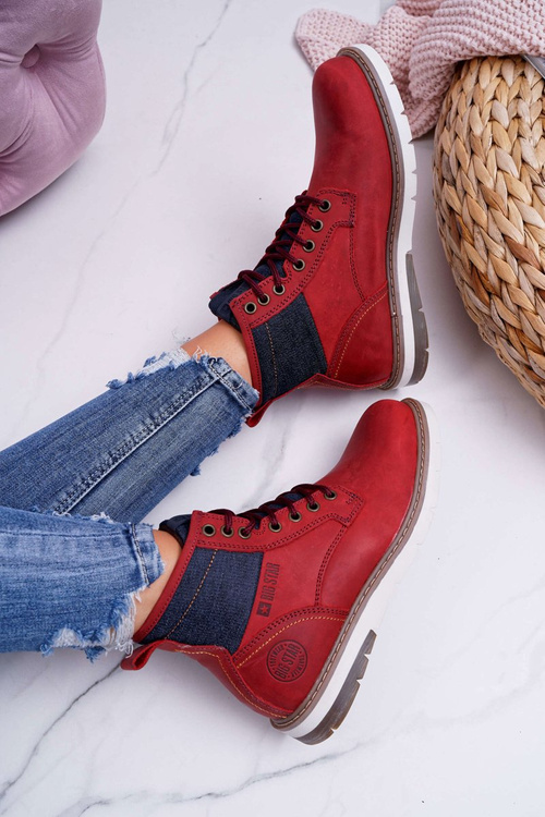 Dámske topánky Veľká hviezda Burgundy EE274006