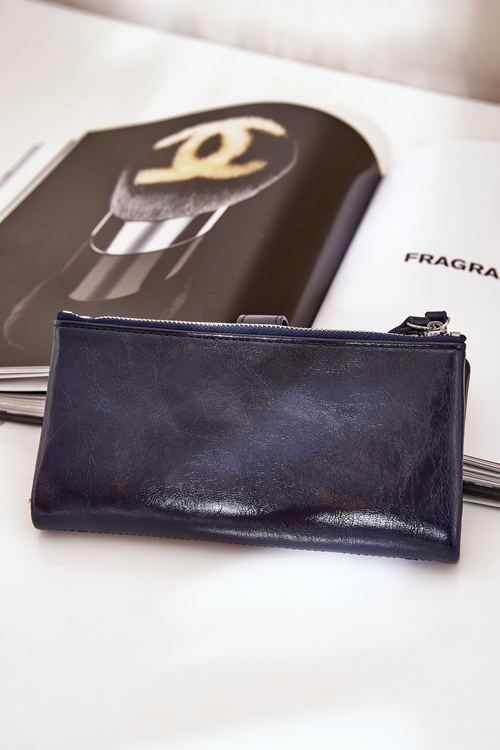 Dámská peněženka z eko kůže tmavě modrá Irinda