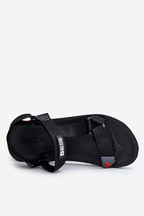 Pánské sandály na suchý zip Big Star DD174717 černé